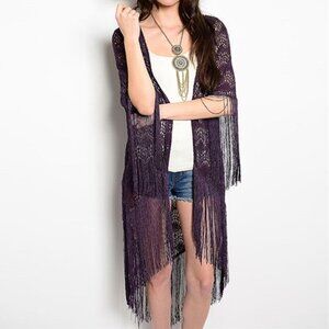 Itro Fringe Kimono